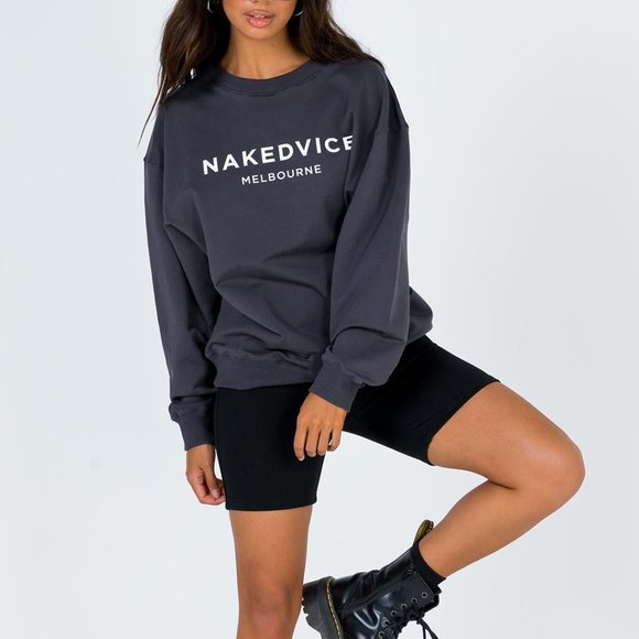 Princess Polly Tops - NAKEDVICE Crewneck